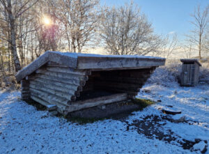 Vinterovernatning i shelter i snevejr og frost