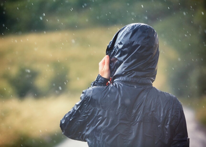 Regntøj til sheltertur og ophold i naturen