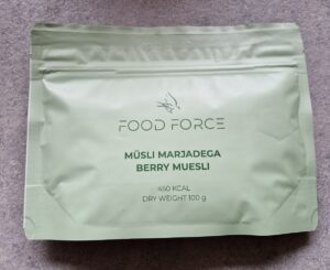Food Force müsli med frysetørrede bær