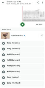 Merlin Bird ID app har et stort lydarkiv med sang og kald