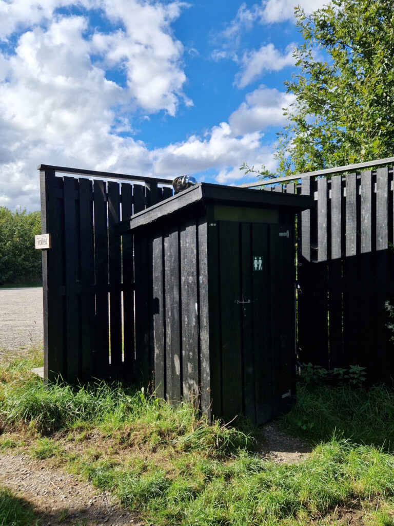 Toilet ved Åbo Skov Shelterplads
