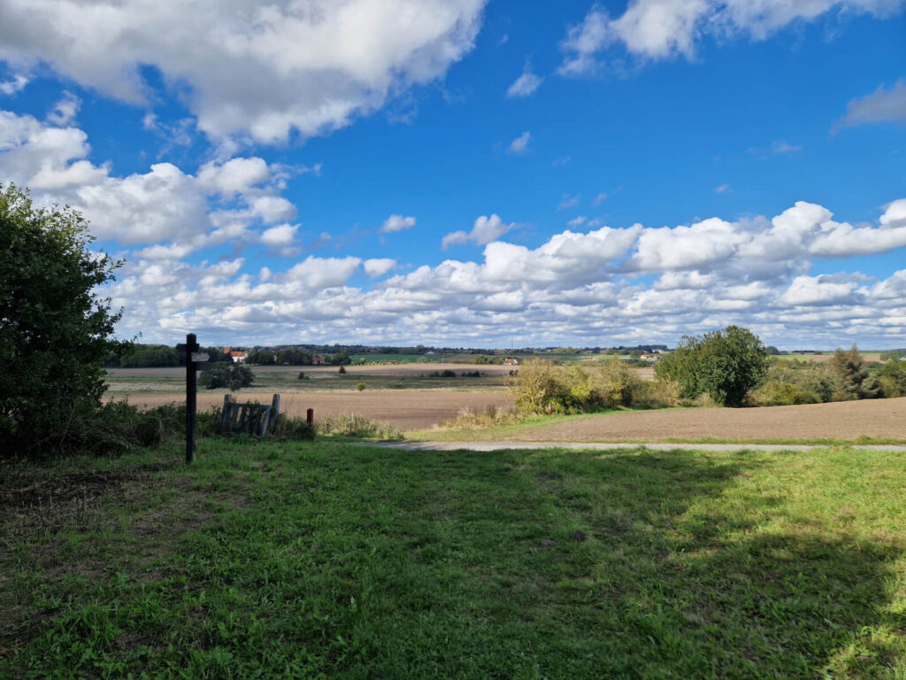 Udsigt ved Åbo Skov Shelterplads