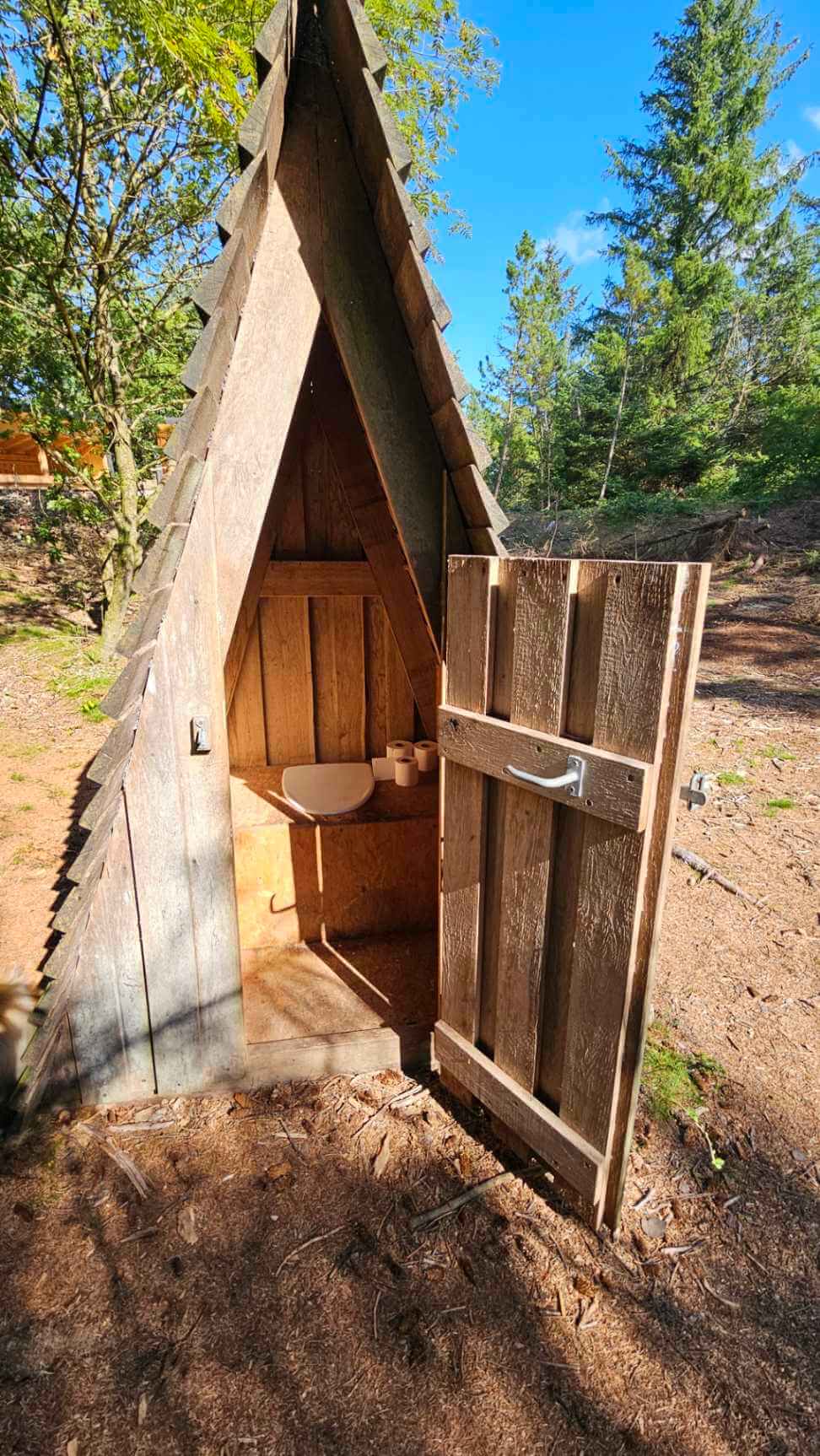 Multtoilet ved Troldsting shelterplads