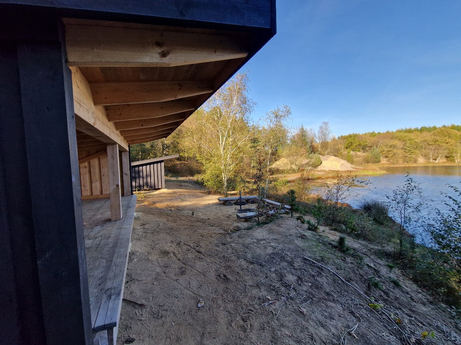 Begge Shelter har udsigt ud over Kulsøen