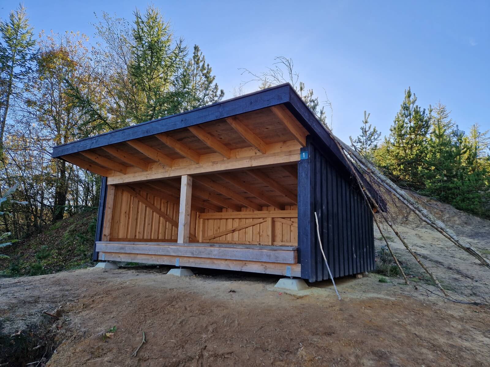 Shelter ved Haunstrup Brunkulslejer