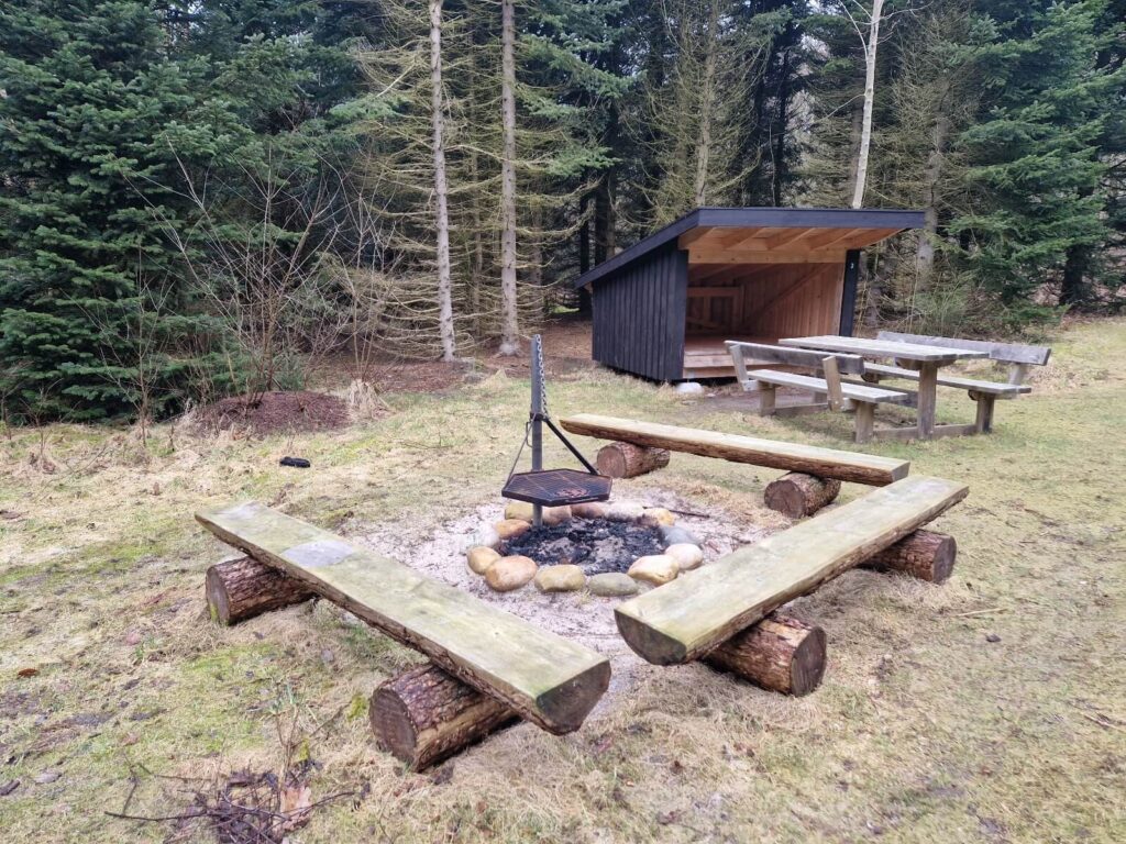 Shelter ved Husby Shelterplads i Husby Klitplantage