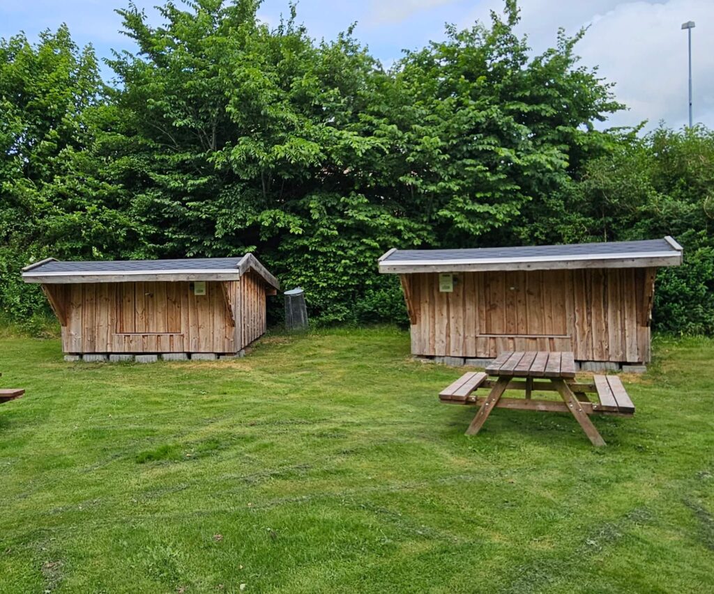2 sheltere ved Oue Anlæg